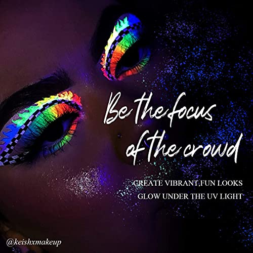 Bowitzki A Pastel Color Split Cake Water Activated Neon Eyeliner & Face Paint - Variation A