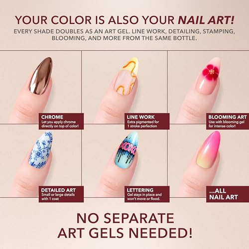 KIARA SKY Cool Tones Gel Nail Polish | HEMA-Free, Full Coverage, 0.5 fl oz