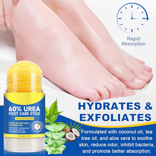 FANSHI Urea Stick 60% - Deep Moisturizing Foot Care for Cracked Heels
