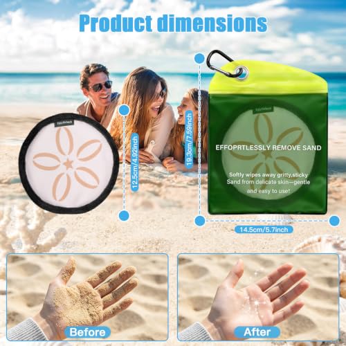 Beach Sand Remover Wipe - Portable Sand Eraser for Family Vacations