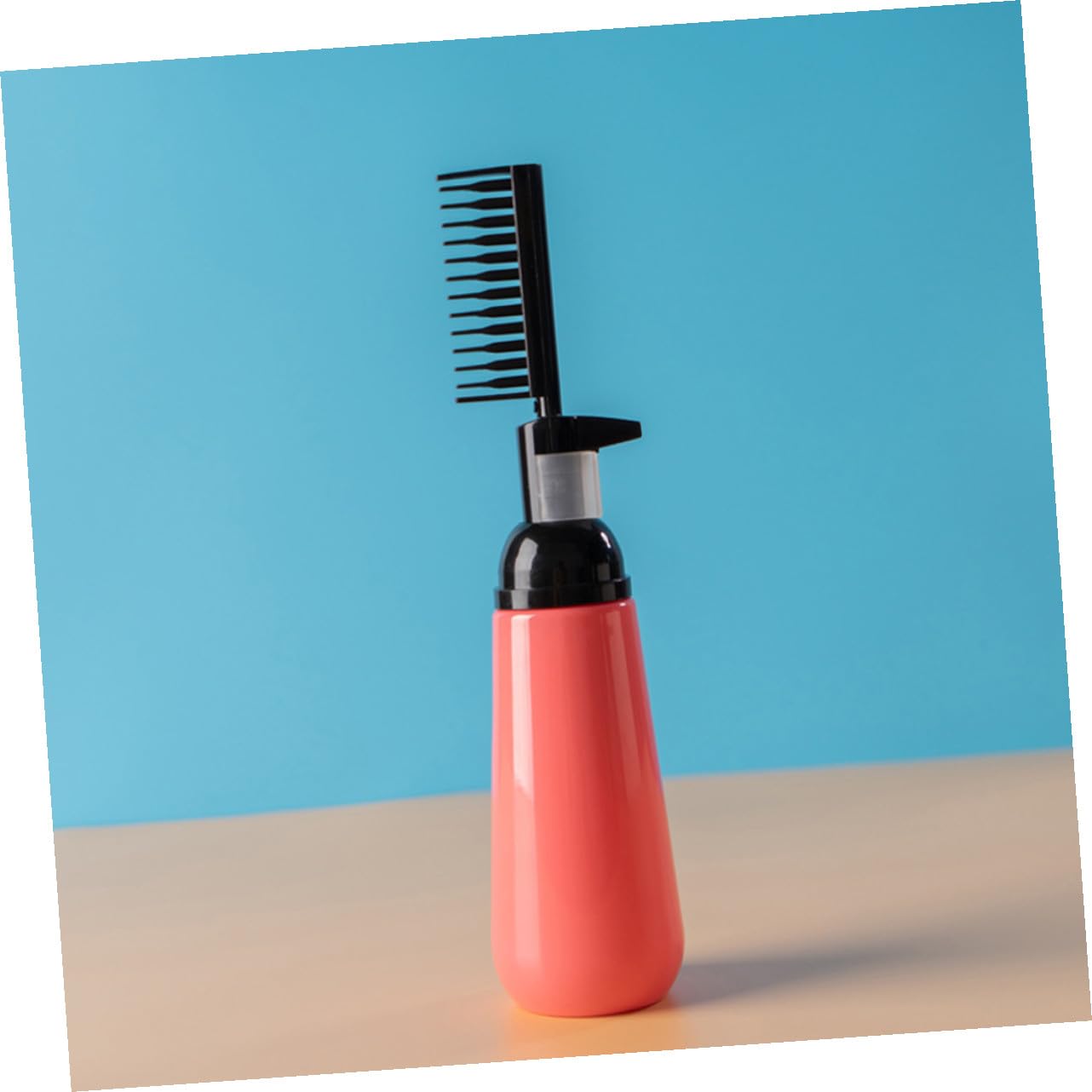 Beaupretty Hair Dye Comb Bottles Set 2pcs Root Comb Applicator Bottles 200ml for Coloring Easy to Use Random