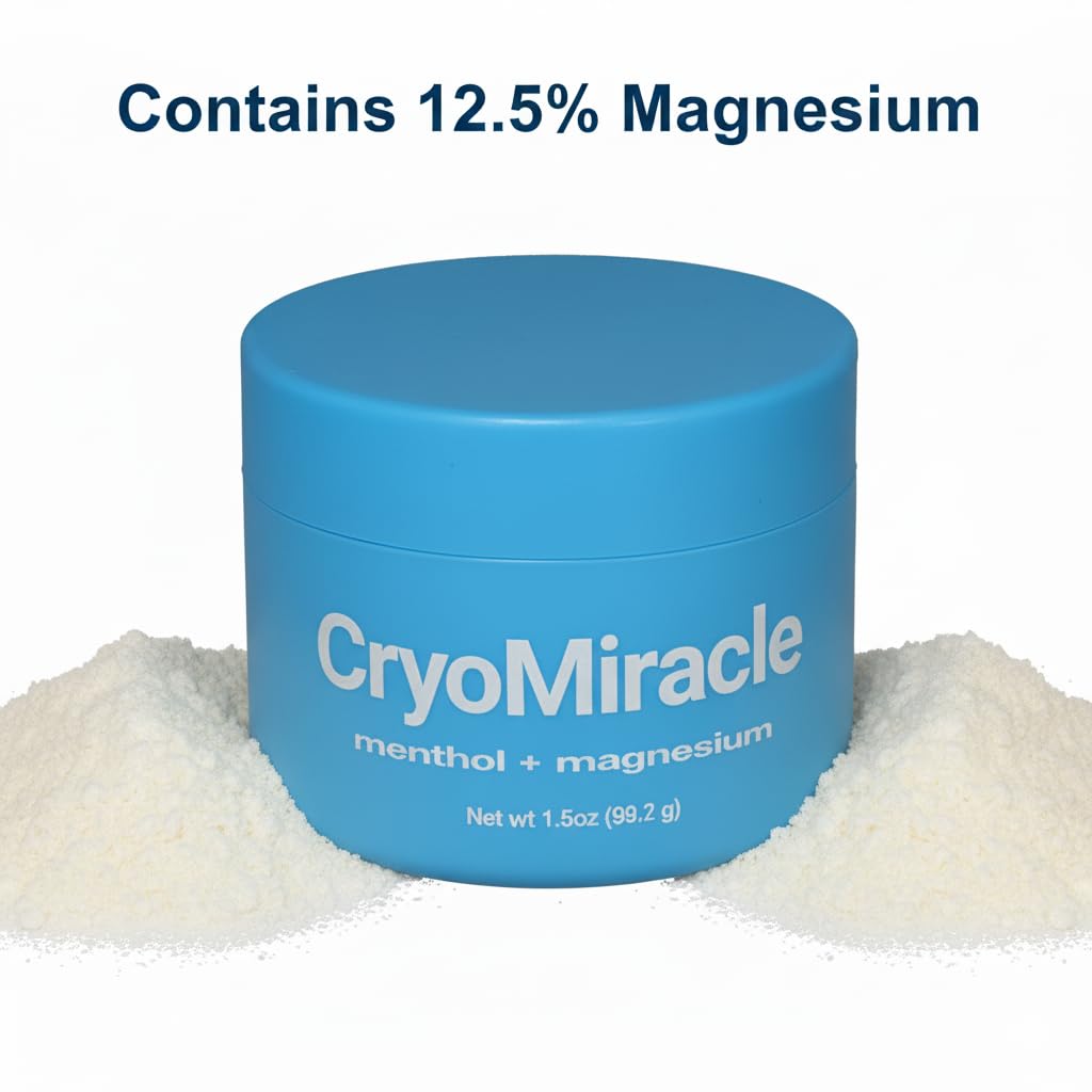 CryoMiracle Menthol + Magnesium Cream Cooling Relief