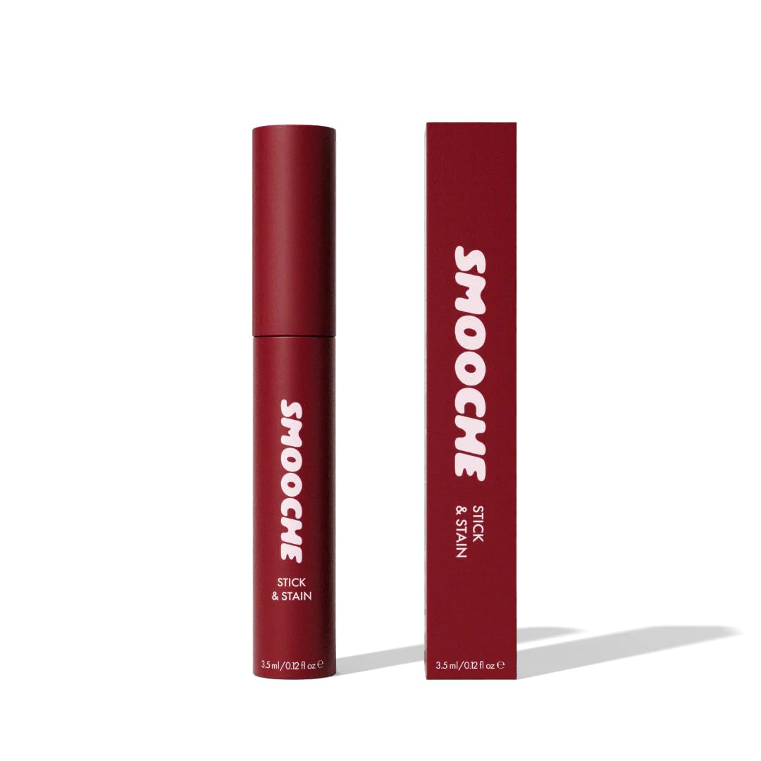 Smooche Peel-Off Lip Stain Tint - Long-Lasting Waterproof Lip Color | Hydrating Vegan Formula - Mauve Berry