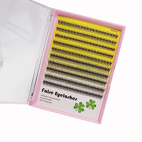 Vayator 8+10mm Mixed Black False Eyelash Extensions - Soft & Natural