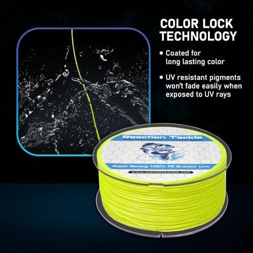 Braided Fishing Line - Pro Grade Power for Saltwater & Freshwater | High Visibility Colored Braid