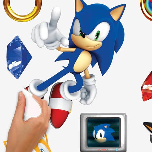 Sonic the Hedgehog Wall Decals - Peel and Stick Characters Set