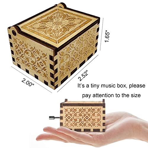Youtang Jesus Loves Me Wooden Music Box - Handcrafted Keepsake Gift