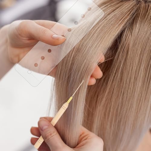 11 PCS Hair Extension Heat Shield Guard Kit with Hook Needle