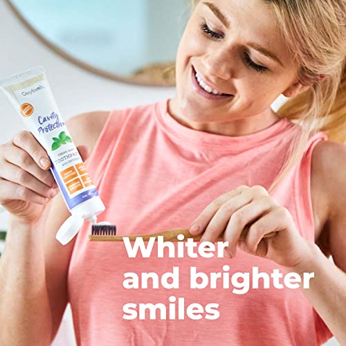Oxyfresh Premium Fluoride Toothpaste - Fresh Mint, Top Seller | Cavity Protection & Enamel Strengthening