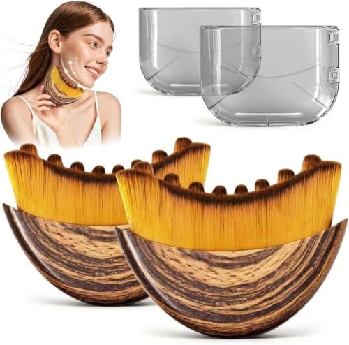 KUHEE Lymphatic Drainage Face Brush Set - Ergonomic Skin Massager