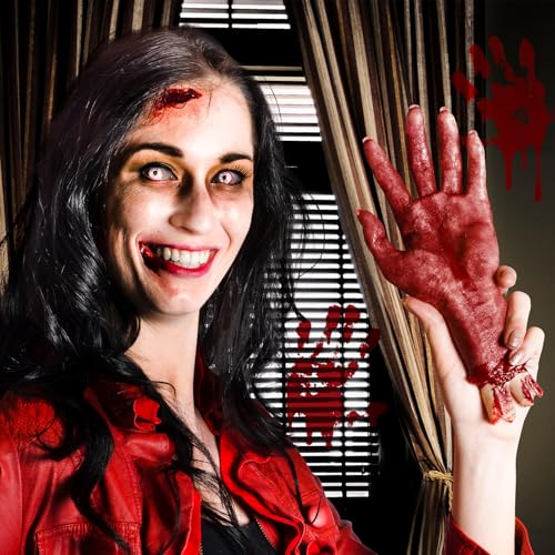 BOBISUKA Dark Fake Blood Spray 50ml Washable SFX Makeup for Halloween & Cosplay