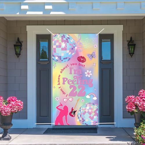 I'm Feeling 22 Birthday Banner - Fun 22nd Party Decoration 3x6ft