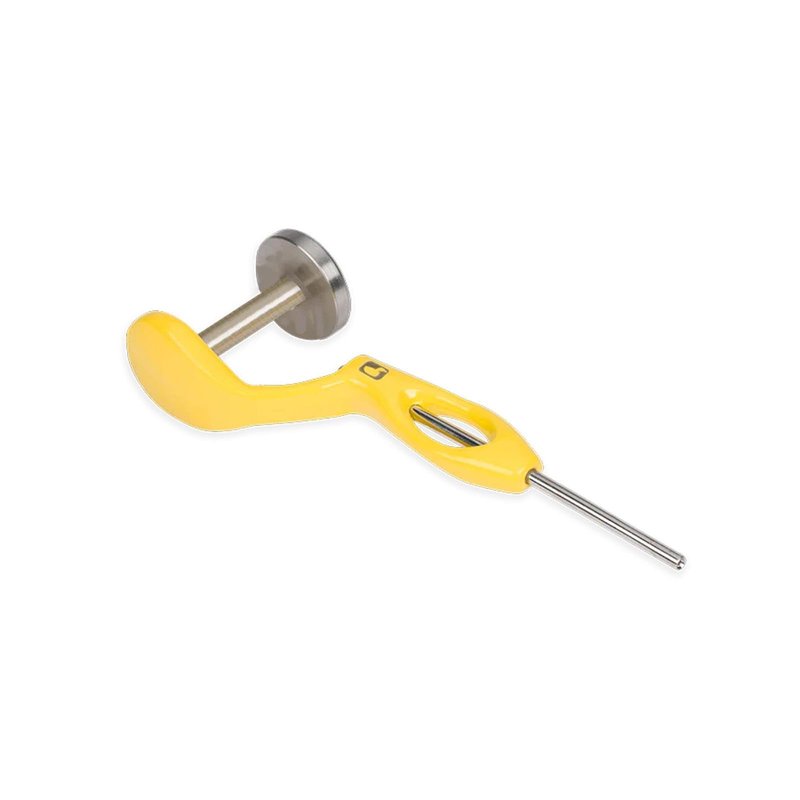 Loon Ergo Bobbin Fly Tying Tool, Ergonomic Handle, Adjustable Tension (Yellow)