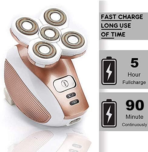 Painless Electric Razor for Women - Rechargeable Waterproof Shaver for Legs, Face & Bikini | Cordless Hair Remover