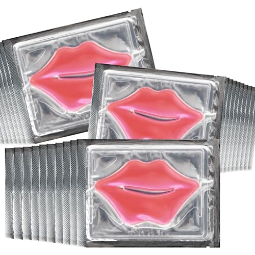 RAINFLOW 30PCS Hydrating Lip Mask Patches for Dry Lips