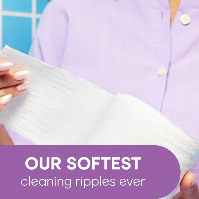 Cottonelle Ultra Soft Toilet Paper with Cushiony CleaningRipples Texture, Strong Bath Tissue, 24 Family Mega Rolls = 108 Regular Rolls (4 Packs of 6)
