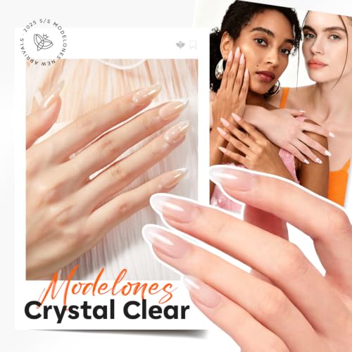 Modelones Clear Builder Nail Gel for Stronger Nails - UV/LED Cured