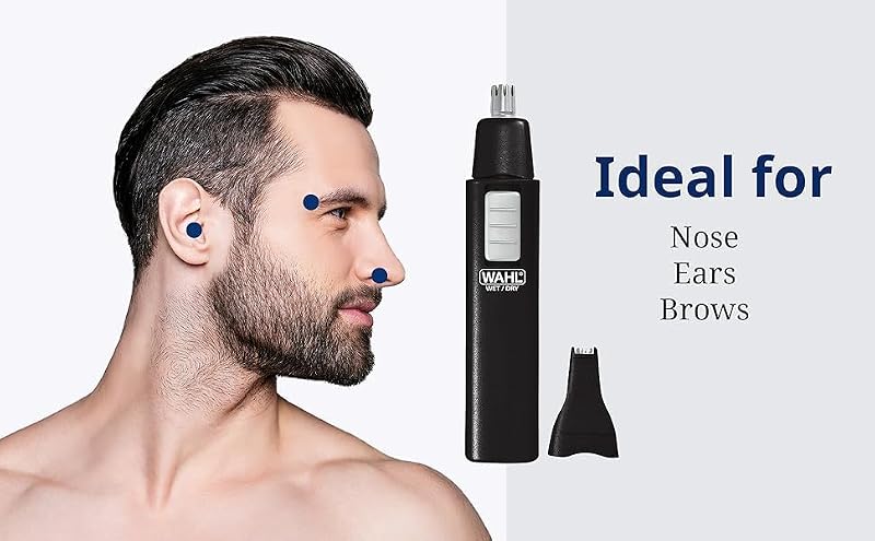 Wahl Ear, Nose, and Brow Wet/Dry Battery Trimmer - Professional Grooming