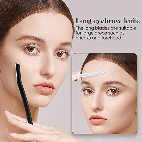 Sunuly Eyebrow Razor Set - 8 Count Dermaplane Face Razors for Women