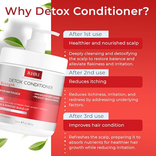 Detox Conditioner Deep Cleansing Hair for Damaged Dry
