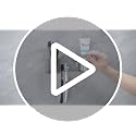 Wall Mounted Toothbrush Holder with Cover - Self Adhesive Organizer