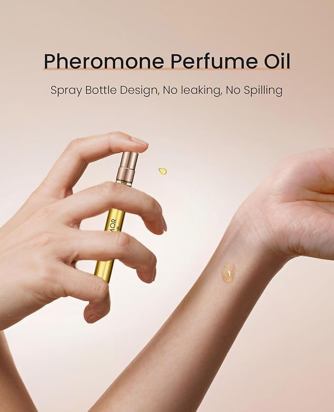 PureAmor No.98 Pheromone Perfume Oil Spray - Velvet Floral & Coffee