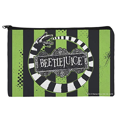 Beetlejuice Cosmetic Bag Organizer Pouch – Travel Makeup & Accessories Storage