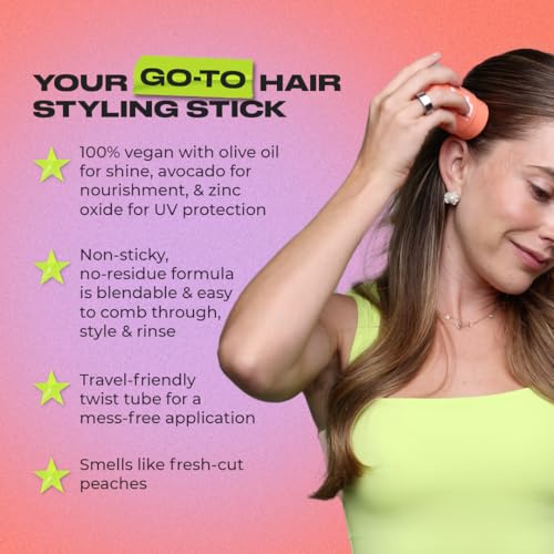 INH Hair Wax Stick for Smoothing & Frizz Control - Vegan, Travel Friendly