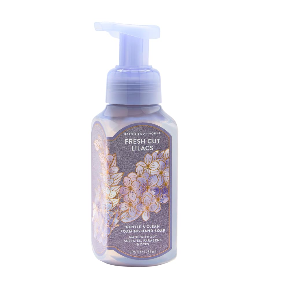 Gentle & Clean Foaming Hand Soap - Fresh Cut Lilacs, Backyard Honeysuckle & White Peach | 3-Pack, 8.75 fl oz Each