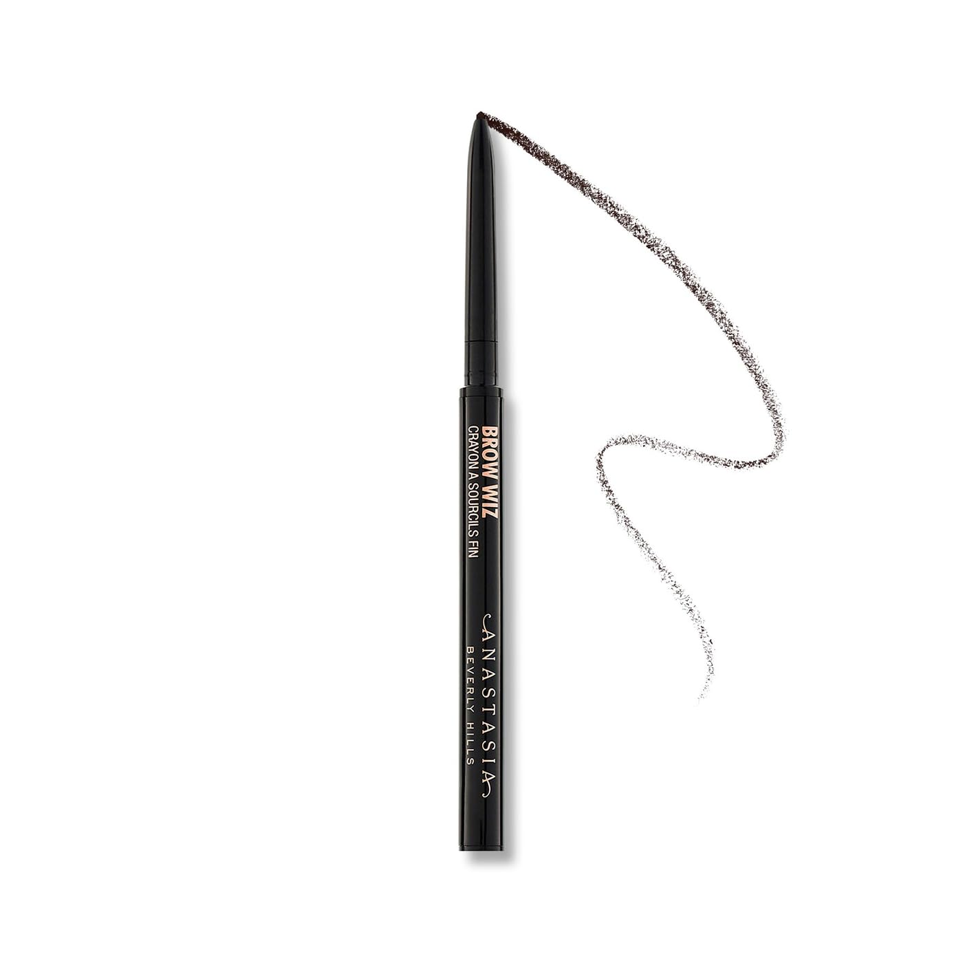 Anastasia Beverly Hills Mini Brow Wiz - Ultra-Slim Retractable Eyebrow Pencil for Precision Hair-Like Strokes | Travel Size