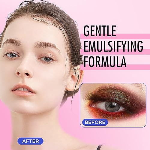 BEPHOLAN Cluster Lash Glue Remover 100ml, DIY Eyelash Extension Remover, Bond & Seal Adhesive Self Use, for Sensitive Eyes, Eye Makeup & Mascara Remover