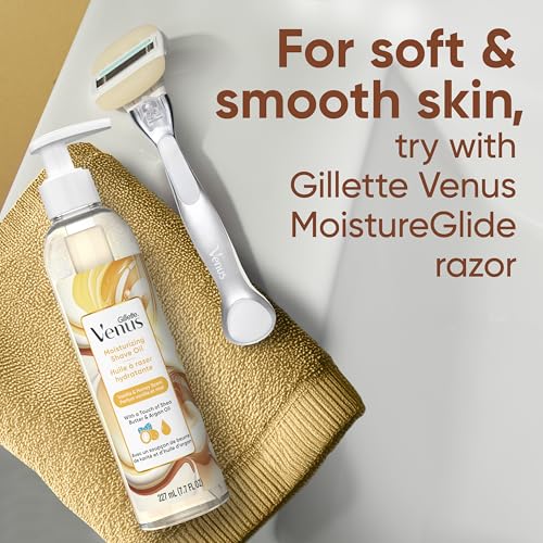 Gillette Venus Moisturizing Shave Oil - Vanilla & Honey, 7.7 oz