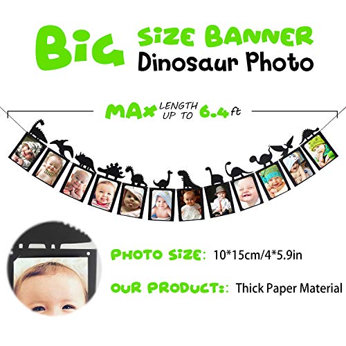 Dinosaur Birthday Banner - Personalized 1st Birthday Party Decor