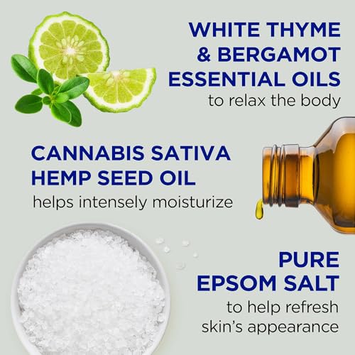 Dr. Teal's Hemp Seed Oil Body Wash with Epsom Salt - 24 fl oz