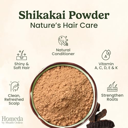 Organic Shikakai Powder for Hair Growth - 3.5 oz Natural Cleanser