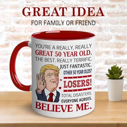 50th Birthday Coffee Mug for Men & Women - 1976 Gift