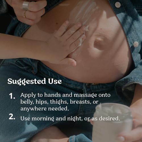 Roe Wellness- Stretch Mark Cream for Pregnancy & Prevention | Great For Moms W/ Sensitive Skin | Plant-Based Hydration, Increases Skin Elasticity and Firmness (Stretch Mark Cream)