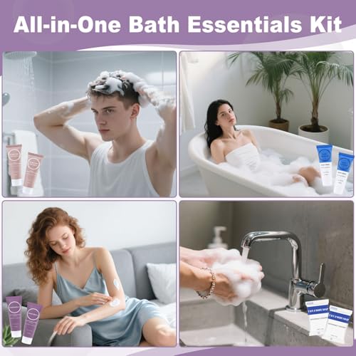 Travel Size Toiletry Set Bulk 1oz 160 Pack – Individually Wrapped Kits