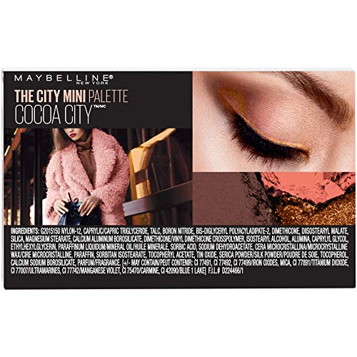 Maybelline The City Mini Eyeshadow Palette Cocoa City - 0.14 Oz
