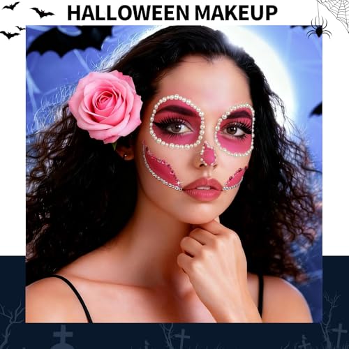 YGDZ Face Gems Kit with Makeup Glue - Rhinestones & Pearls