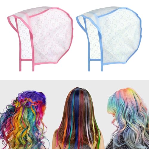 ARubyForest Highlighting Cap Set with Hooks - 2-Piece Hair Dye Kit