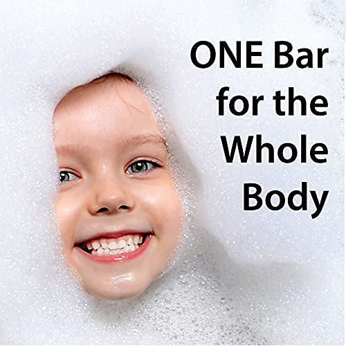 ONE Bar Sandalwood Soap 3-in-1 Shampoo, Body Wash & Shave – Sandalwood, 3.5 oz (Pack of 3)