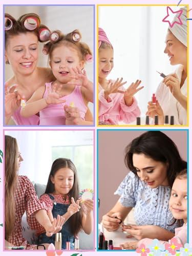 78 Pieces Press on Nails for Kids - EBANKU Pink Star/3P Set