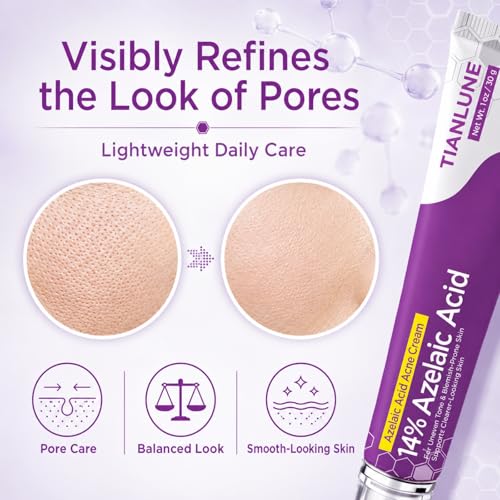 Azelaic Acid 14% Cream for Clearer Skin - 1 Oz, Fragrance-Free