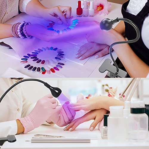 BUCICE 3W UV LED Nail Lamp for Gel Nails, Black — Compact & Portable Salon-Grade Drying