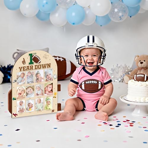 R HORSE 3D Football Photo Frame for Baby's 1st Year Milestones