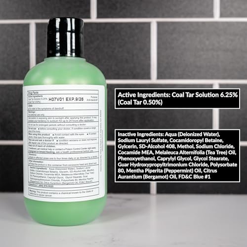 Pete & Pedro Control Anti-Dandruff & Anti-Itch Shampoo with Coal Tar, 8.5 oz