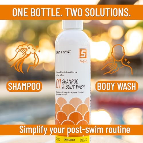 Vitamin C Swim Shampoo & Body Wash for Chlorine Removal