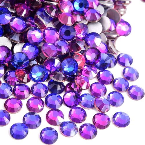 Purple Velvet SS16 Flatback Rhinestones Glass Beads 1440pc – Blinginbox 23-Purple Velvet