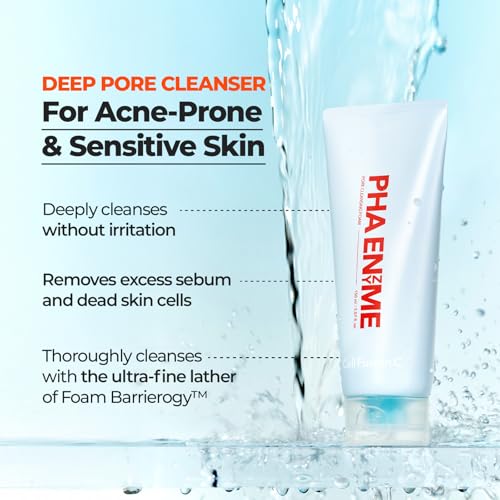 Cell Fusion C PHA Enzyme Pore Cleansing Foam, Acne-Prone Face Wash, 150ml